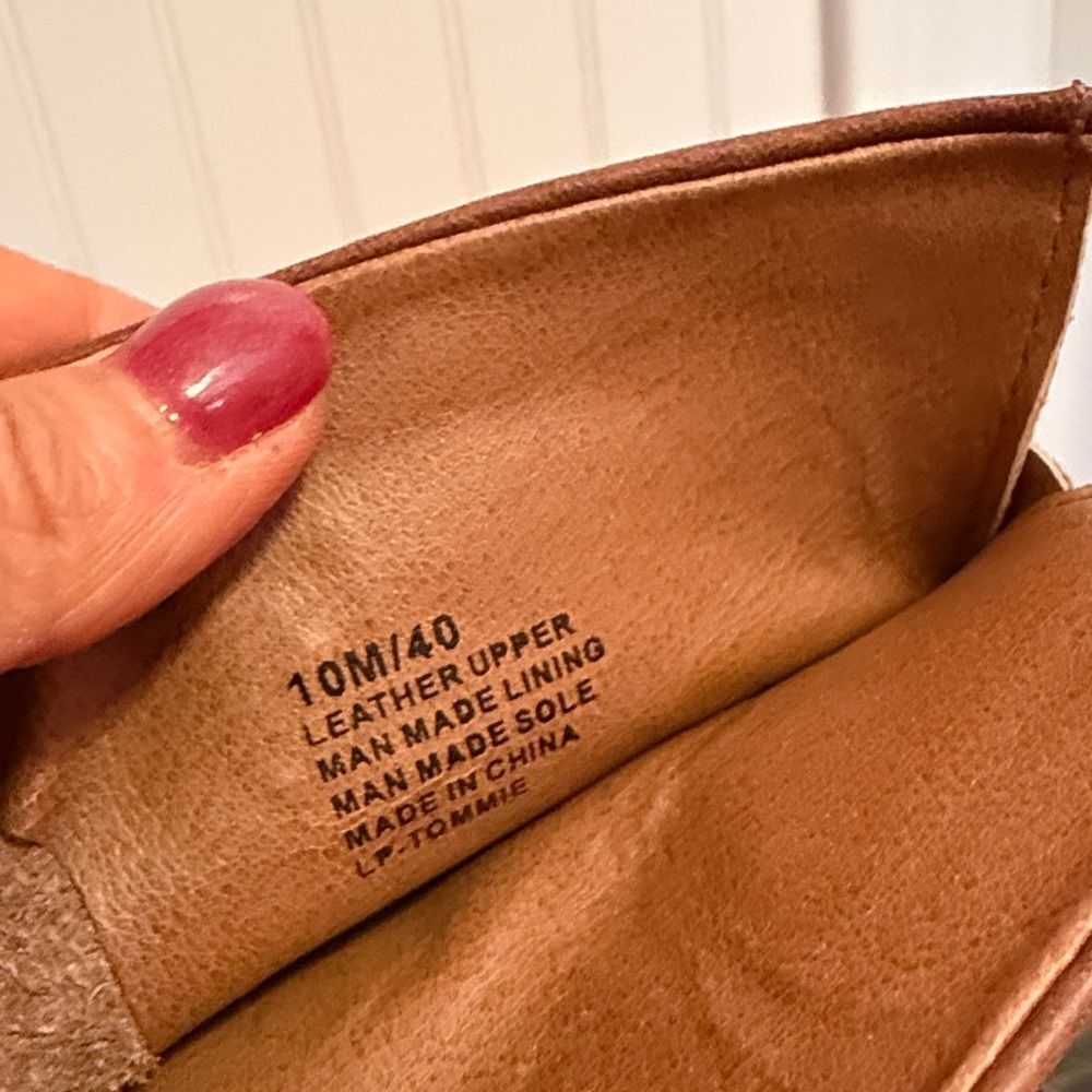 Lucky Brand Double Buckle Brown Leather Heeled Boots - 10 - Great Condition - Picture 9 of 9